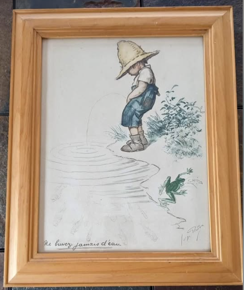Georges Redon , “'Ne Buvez Jamais D'eau'” (“Don’t Drink the Water”)