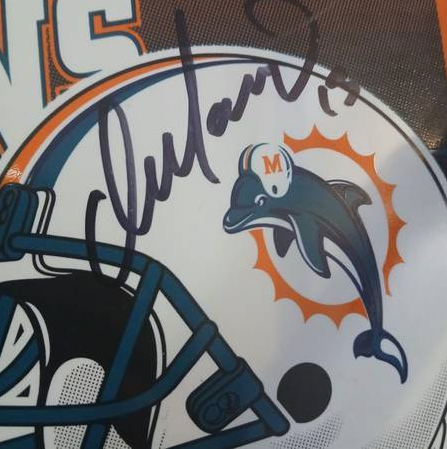 DAN MARINO Autographed Miami Dolphins License Plate