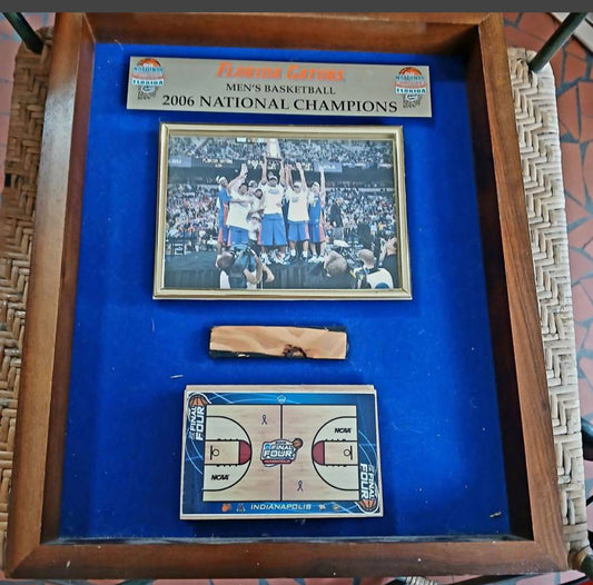 Original 2006 NCAA Gator Basketball Championship Plaque