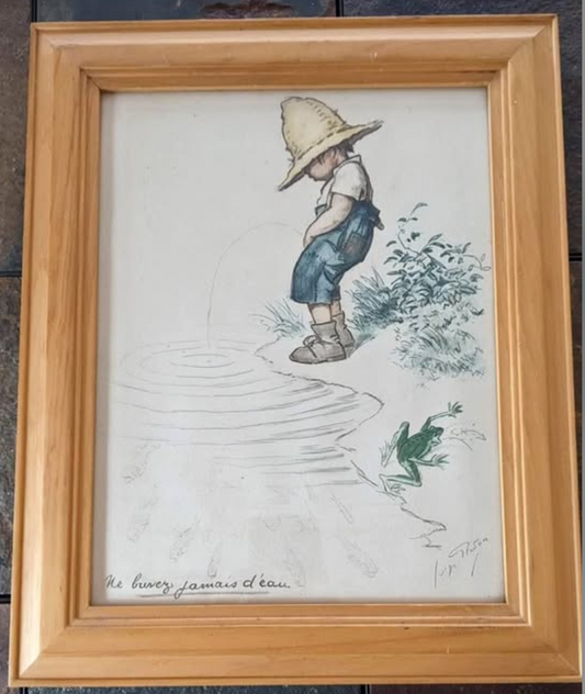 Georges Redon , “'Ne Buvez Jamais D'eau'” (“Don’t Drink the Water”)
