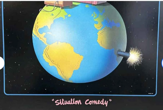 1984 Michael Bedard Lithograph From Original Airbrush "Situation Comedy” Poster